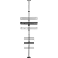 Equip Bodenstandhalter 37"-70"/40kg 1TFT 1Ablage Höhe