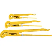 Rems CATCH pipe wrench set S 1, 1 1/2 and 2 3 pcs.