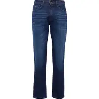 BOSS Zeitlose Herren-Jeans in Blau: Regular Fit mit 5 Taschen und Logo