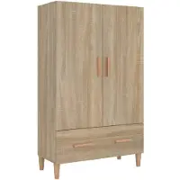 vidaXL Highboard Sonoma-Eiche 70x31x115 cm Holzwerkstoff
