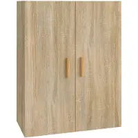 vidaXL Hängeschrank Sonoma-Eiche 69,5x34x90 cm