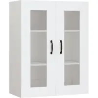 vidaXL Hängeschrank Weiß 69,5x34x90 cm