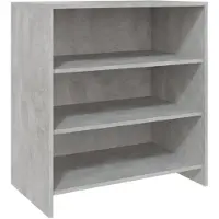 vidaXL Sideboard Betongrau 70x40,5x75 cm Holzwerkstoff