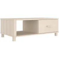 vidaXL Sideboard HAMAR Honigbraun 100x55x35 cm Massivholz Kiefer