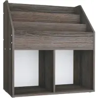 vidaXL Kinder-Bücherregal Grau Sonoma-Eiche 71x30x78,5cm Holzwerkstoff