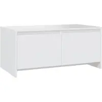 vidaXL Couchtisch Weiß 90x50x41,5 cm Holzwerkstoff