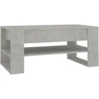 vidaXL Couchtisch Betongrau 102x55x45 cm Holzwerkstoff