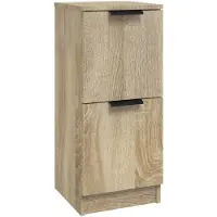 vidaXL Sideboard Sonoma-Eiche 30x30x70 cm Holzwerkstoff