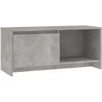 vidaXL TV-Schrank Betongrau 90x35x40 cm Holzwerkstoff