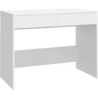 vidaXL Schreibtisch Weiß 101x50x76,5 cm Holzwerkstoff