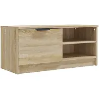 vidaXL TV-Schrank Sonoma-Eiche 80x35x36,5 cm Holzwerkstoff