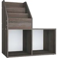 vidaXL Kinder-Bücherregal Grau Sonoma-Eiche 71x30x78,5cm Holzwerkstoff