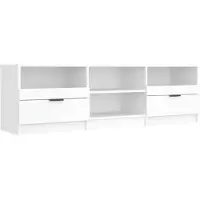 vidaXL TV-Schrank Weiß 150x33,5x45 cm Holzwerkstoff