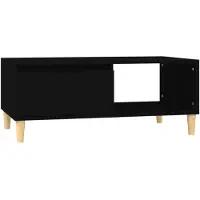 vidaXL Couchtisch Schwarz 90x50x36,5 cm Holzwerkstoff