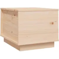 vidaXL Couchtisch 40x50x35 cm Massivholz Kiefer