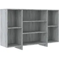 vidaXL Sideboard Grau Sonoma 120x30x75 cm Holzwerkstoff