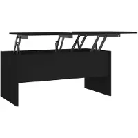 vidaXL Couchtisch Schwarz 102x50,5x46,5 cm Holzwerkstoff