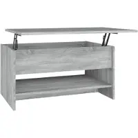vidaXL Couchtisch Grau Sonoma 80x50x40 cm Holzwerkstoff