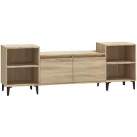 vidaXL TV-Schrank Sonoma-Eiche 160x35x55 cm Holzwerkstoff