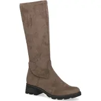 Caprice Damen Stiefel Stretch Schaft Langschaft kräftige Profilsohle 9-25613-41, Größe:38 EU, Farbe:Beige