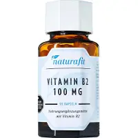 Naturafit Vitamin B2 100 mg Kapseln, 90 St. Kapseln