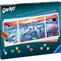 Ravensburger CreArt Dolphins at Sunset