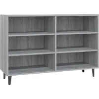 vidaXL Sideboard Grau Sonoma 103,5x35x70 cm Holzwerkstoff
