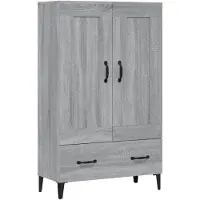 vidaXL Highboard Grau Sonoma 70x31x115 cm Holzwerkstoff