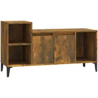 vidaXL TV-Schrank Räuchereiche 100x35x55 cm Holzwerkstoff