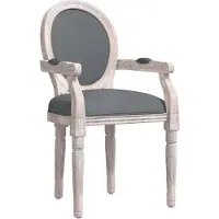 vidaXL Esszimmerstuhl Dunkelgrau 54x56x96,5 cm Stoff