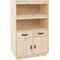 vidaXL Highboard 67x40x108,5 cm Massivholz Kiefer