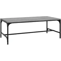 vidaXL Couchtisch Grau Sonoma 100x50x35 cm Holzwerkstoff