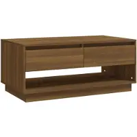 vidaXL Couchtisch Braun Eichen-Optik 102,5x55x44 cm Holzwerkstoff