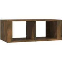 vidaXL Couchtisch Räuchereiche 100x50x36 cm Holzwerkstoff