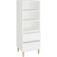 vidaXL Highboard Weiß 40x36x110 cm Holzwerkstoff