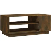 vidaXL Couchtisch Räuchereiche 102x55x43 cm Holzwerkstoff