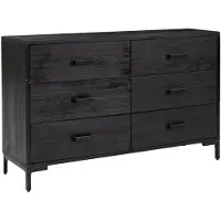 vidaXL Sideboard Schwarz 110x35x70 cm Massivholz Kiefer