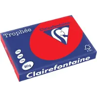 Clairefontaine Trophée A3, Kopieren, A3 (297x420 mm), 80 g/m², Rot, FSC