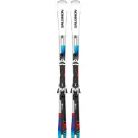Salomon - Ski Set inkl. Bdg. - Pistenski - Addikt + Z12 Gw White/Black 2024 - Größe 170 cm - Weiß