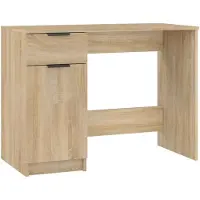 vidaXL Schreibtisch Sonoma-Eiche 100x50x75 cm Holzwerkstoff