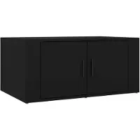 vidaXL Couchtisch Schwarz 80x50x36 cm Holzwerkstoff