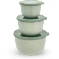Mepal - Cirqula High Bowl Set of 3 - Nordic Sage