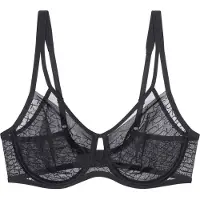 Triumph Minimizer-BH "Signature Sheer" verkleinert die Brust optisch um eine Cup-Größe, Spitze