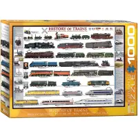 Eurographics History of Trains 1000pcs, 1000 Stück(e), Fahrzeuge
