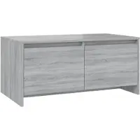 vidaXL Couchtisch Grau Sonoma 90x50x41,5 cm Holzwerkstoff