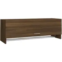 vidaXL Kleiderschrank Braun Eichen-Optik 100x32,5x35 cm Holzwerkstoff