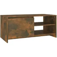 vidaXL Couchtisch Räuchereiche 102x50x45 cm Holzwerkstoff