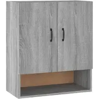 vidaXL Wandschrank Grau Sonoma 60x31x70 cm Holzwerkstoff
