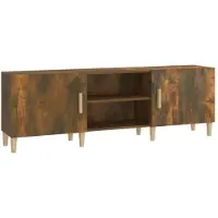 vidaXL TV-Schrank Räuchereiche 150x30x50 cm Holzwerkstoff
