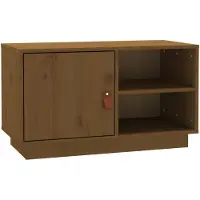 vidaXL TV-Schrank Honigbraun 70x34x40 cm Massivholz Kiefer